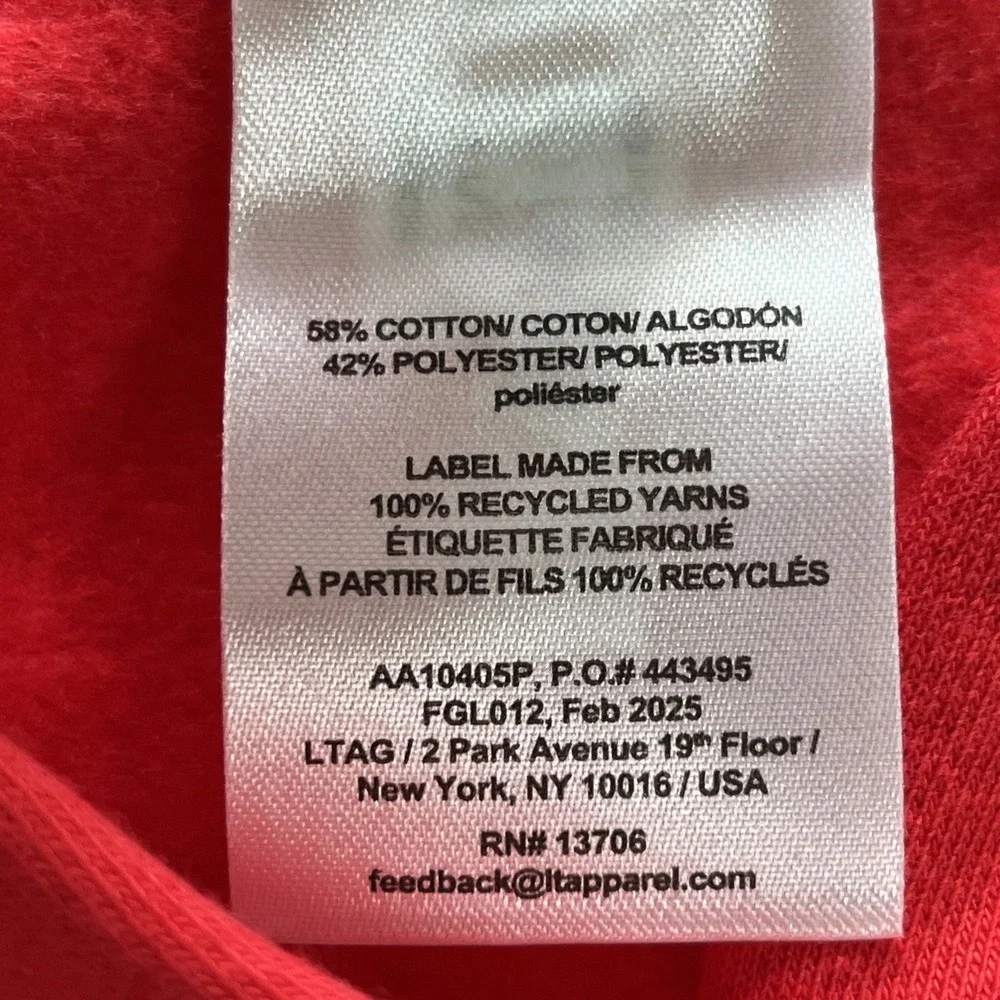 Adidas Red Fleece Hoodie Black Logo Sweatshirt Pullover Sz. Youth Boys Small (8)